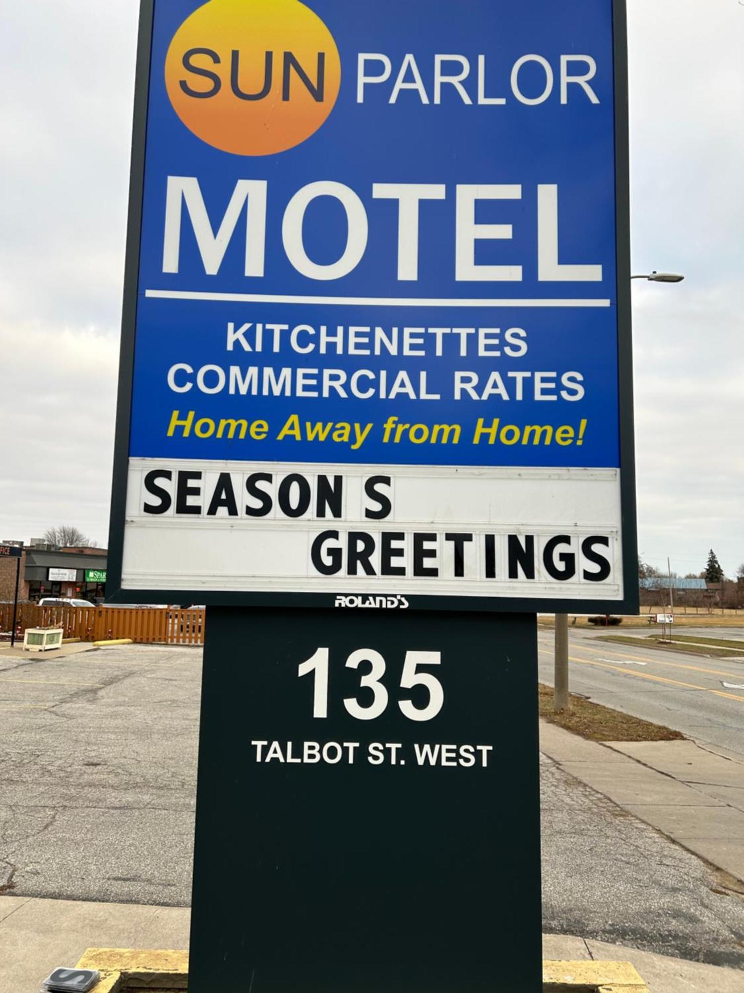 Sunparlor Motel Leamington Exterior foto